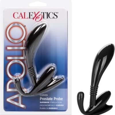 CalExotics  Estimulador de próstata - Apollo Curved Prostate Stimulator - Black