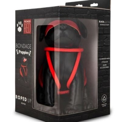 ED Bondage Puppy Roped Up Rover - Black/Red