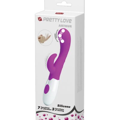 Pretty Love Arthur Come Hither Rabbit - Fuchsia