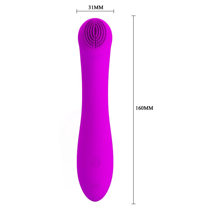 Pretty Love Len Rechargeable Wand - Purple - Imagen 2