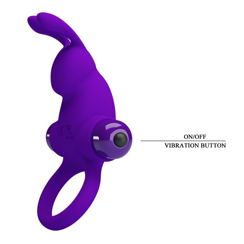Pretty Love Vibrant Penis Ring I - Purple - Imagen 2