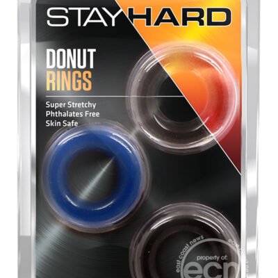 Juguete Ãntimo Blush Novelties - Stay Hard Donut Cock Rings - Assorted