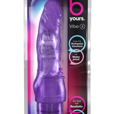 B Yours Vibe 4 vibrador 8in - Purple