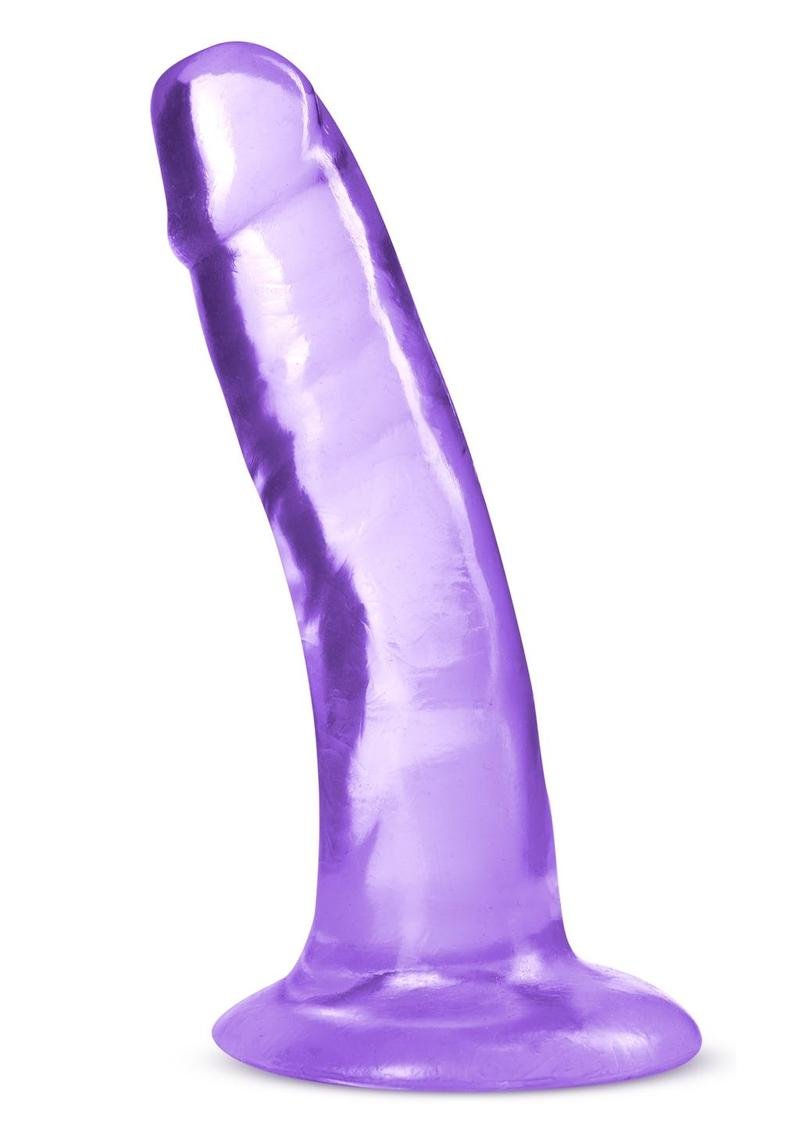 B Yours Plus Hard n' Happy Dildo 5in - Purple - Imagen 2