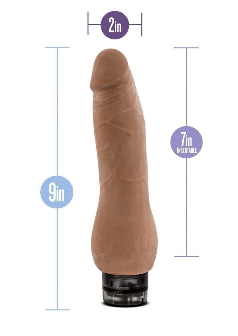 Au Naturel Tomas vibrador realĂstico 9in - Caramel - Imagen 3
