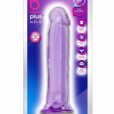 B Yours Plus Thrill n' Drill dildo 9in - Purple