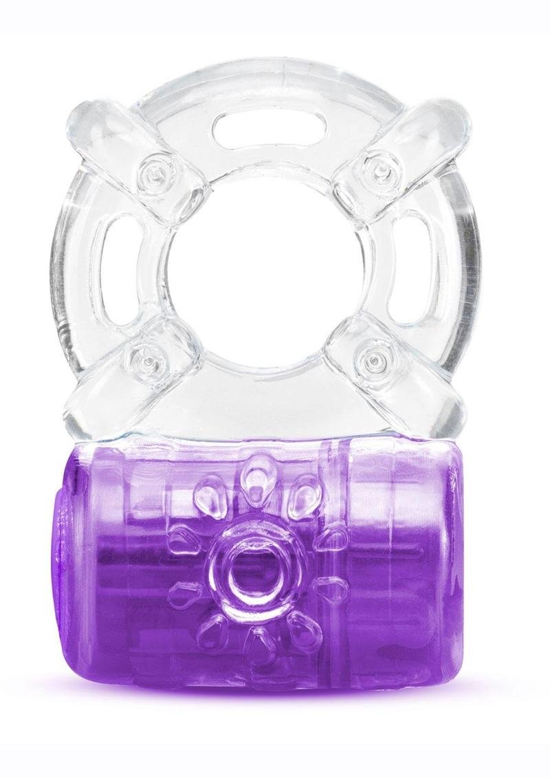 Anillo peneano Blush Novelties - Play with Me Pleaser Rechargeable Cock Ring - Purple - Imagen 2