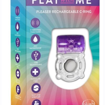 Anillo peneano Blush Novelties - Play with Me Pleaser Rechargeable Cock Ring - Purple