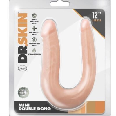 Dr. Skin Silver Collection Mini Dildo doble - Vanilla