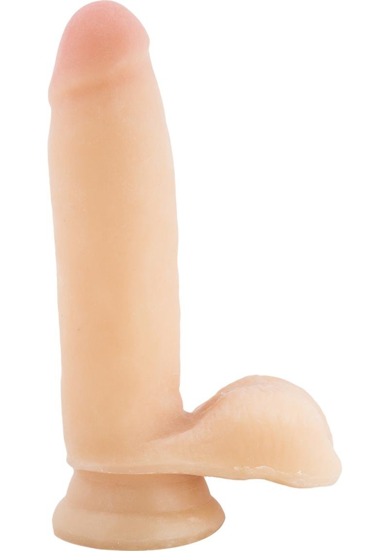 Au Naturel Sensa Feel Dildo con testÃculos 7in - Vanilla