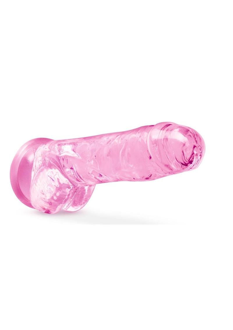 Naturally Yours Crystalline Dildo 8in - Rose - Imagen 2