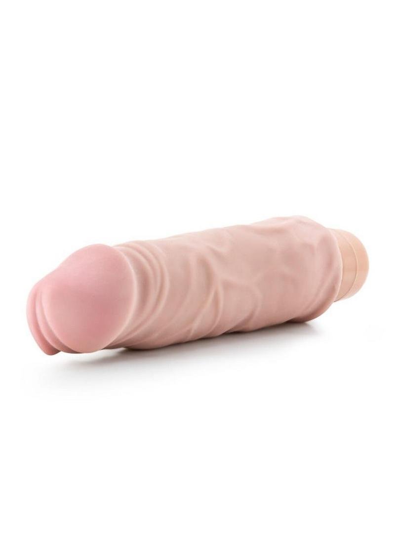 Vibrador Blush Novelties - X5 Plus Hard On Vibrating Dildo 9in - Vanilla - Imagen 2