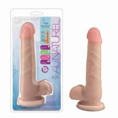 Au Naturel Sam Dildo 7in - Vanilla