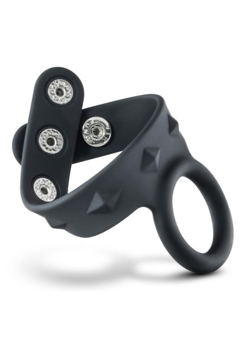 Performance VS6 Silicone Cock & Ball Strap - Black - Imagen 2
