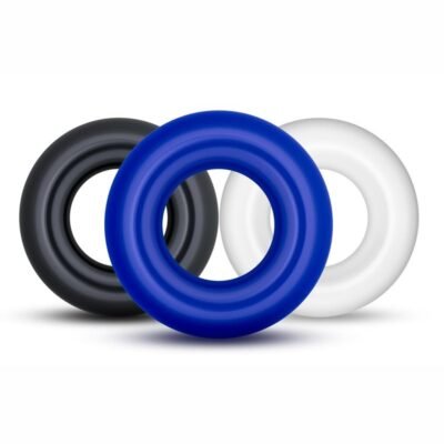 Juguete Ãntimo Blush Novelties - Stay Hard Donut Cock Rings Fishbowl (50 Per Bowl) - Assorted Colors