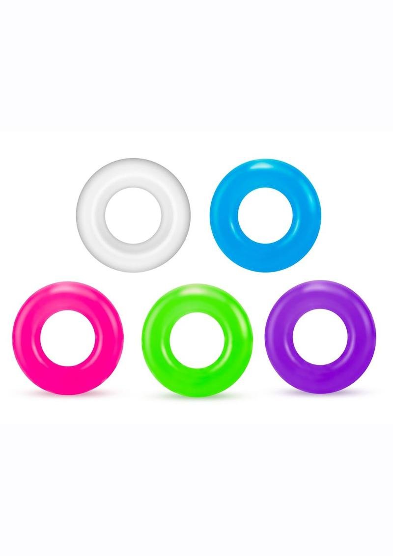 Anillo íntimo Blush Novelties - Play with Me Stretch C-Ring Assorted Colors (50 per bowl)