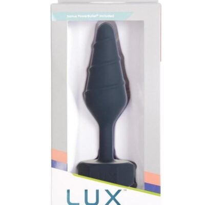 Lux Active Twist Recargable Silicone Plug Anal - Large - Blue