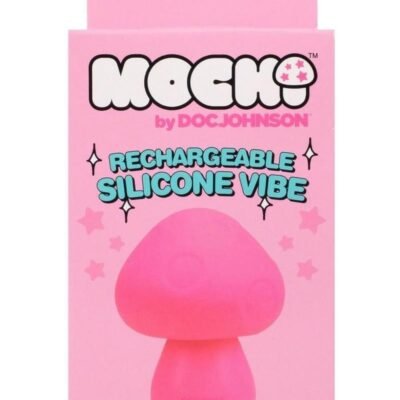 Mochi Mushroom Vibe 10 Function Rechargeable Silicone - Pink