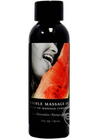 Aceite de masaje Earthly Body Hemp Seed Edible Massage Oil Juicy Watermelon 2oz