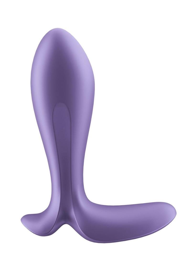 Intensity Plug Rechargeable Silicone Connect App Plug anal - Purple - Imagen 2