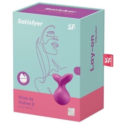 Viva La Vulva 3 Rechargeable Silicone Clitoral vibrador - Violet