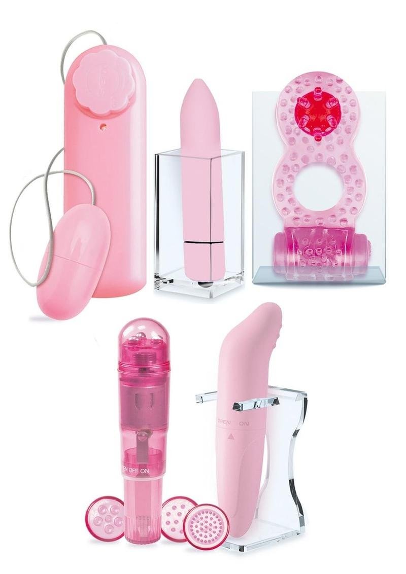 Juguete íntimo Icon Brands - Try Curious Vibe Kit - Pink - Imagen 2