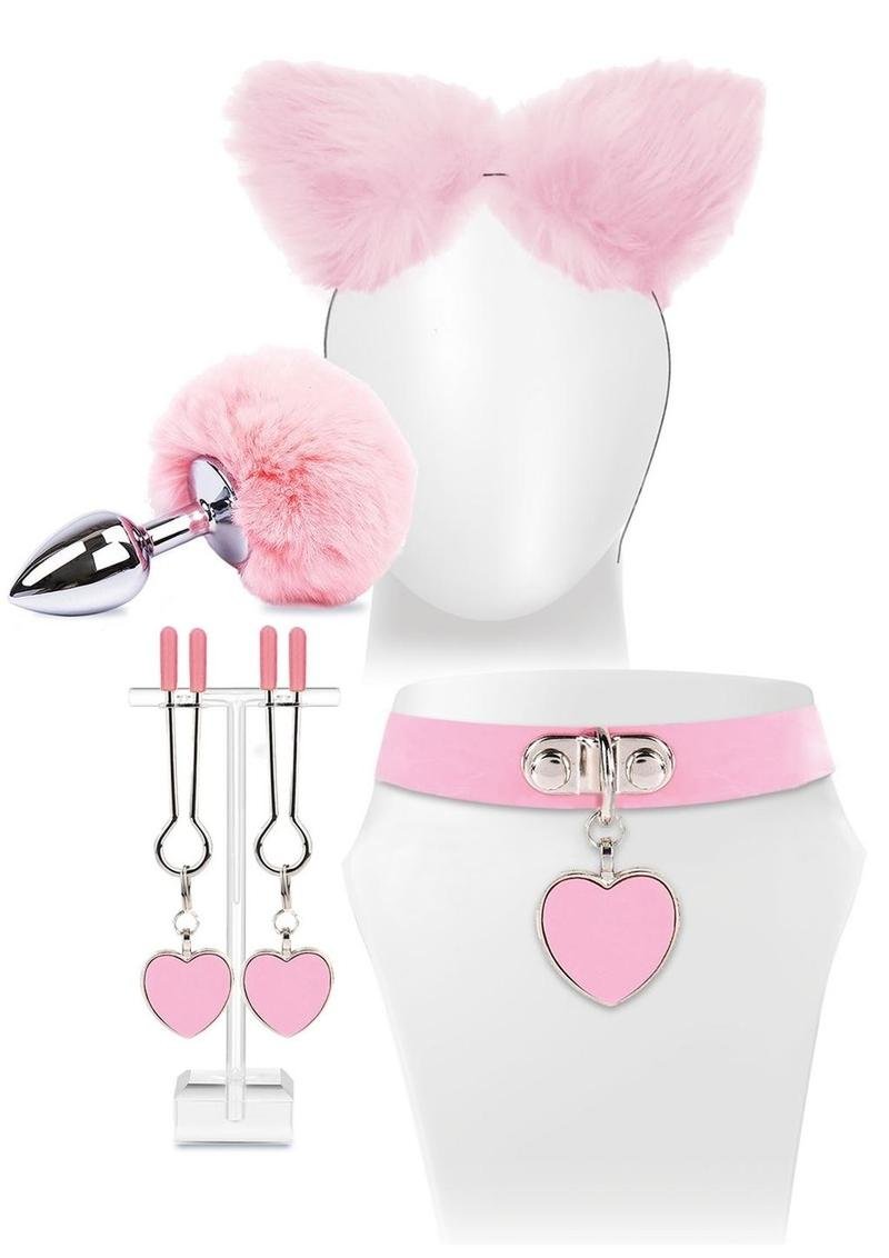 Juguete íntimo Icon Brands - Try Curious Kitty Kit - Pink - Imagen 2