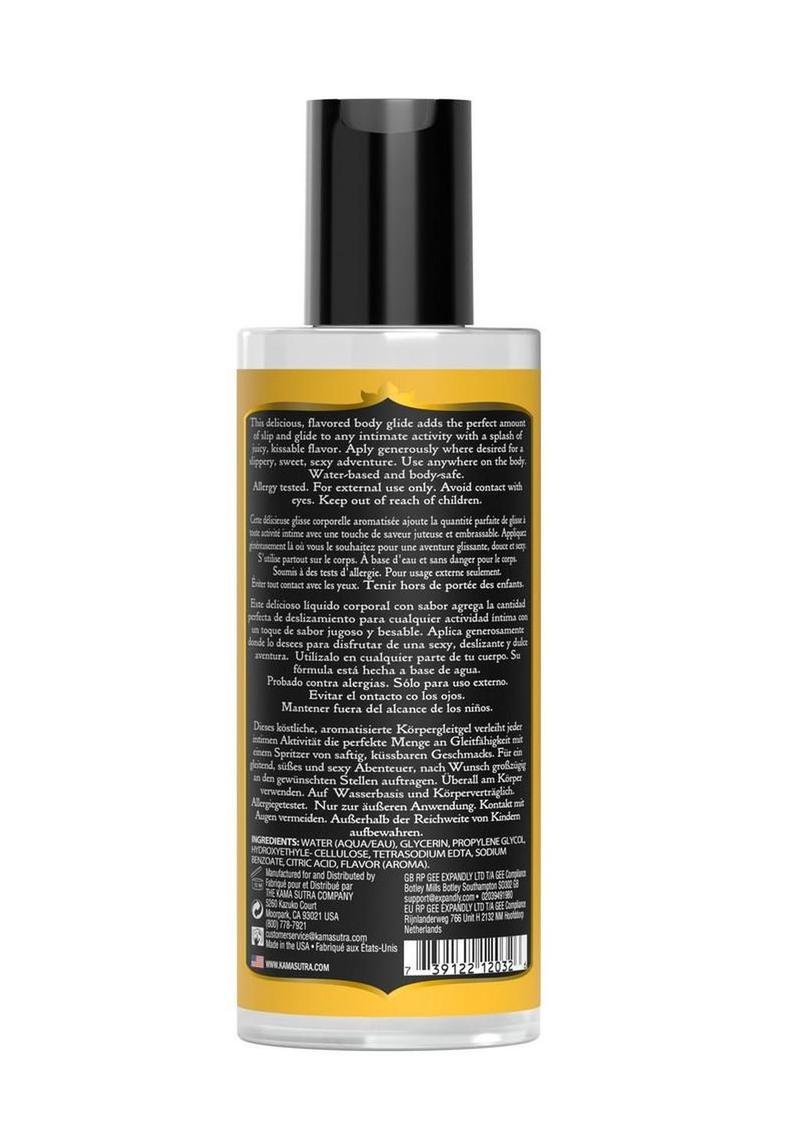 Kama Sutra Divine Nectars Water Based Flavored Body Glide Lubricante 5oz - Coconut Pineapple - Imagen 2