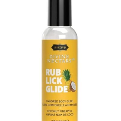 Lubricante íntimo Kama Sutra Company - Kama Sutra Divine Nectars Water Based Flavored Body Glide Lubricant 2oz - Coconut Pineapple