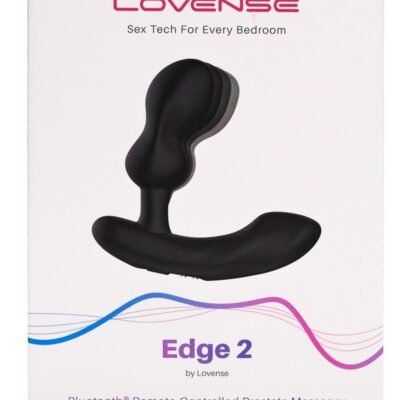 Edge 2 Silicone Estimulador de próstata con control remoto - Black