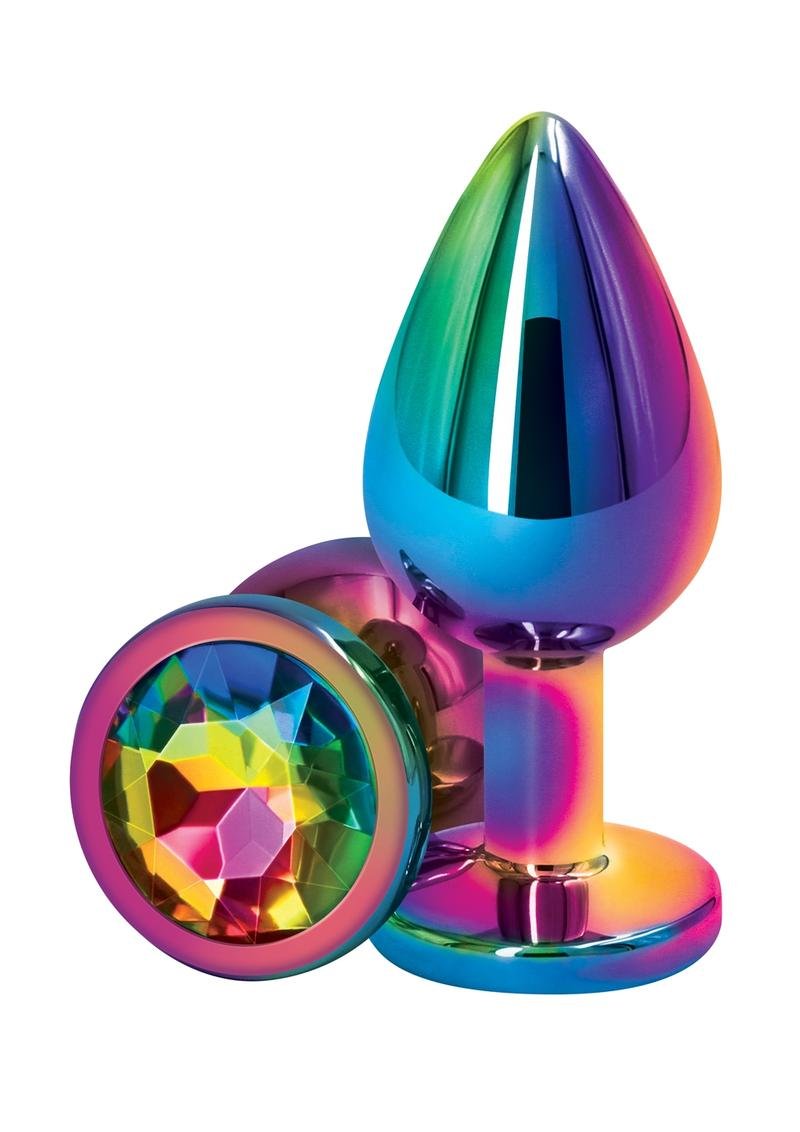 Rear Assets Multicolor Plug anal - Med - Rainbow - Imagen 2