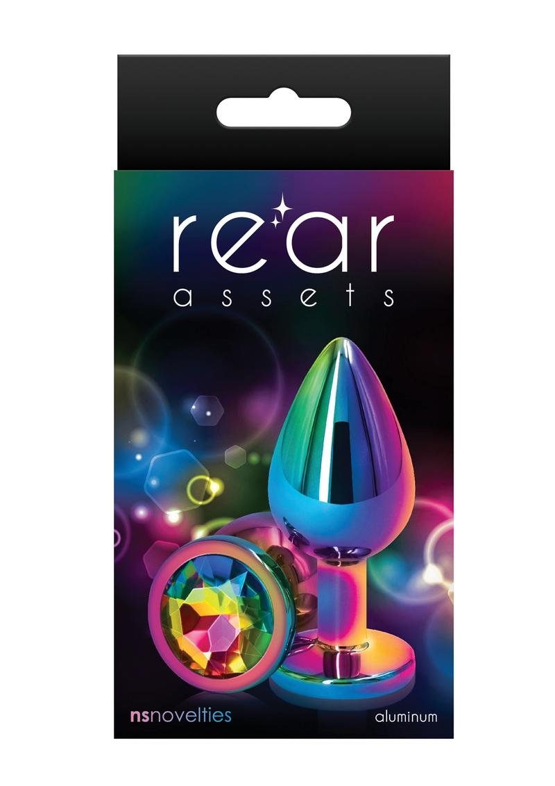 Rear Assets Multicolor Plug anal - Med - Rainbow