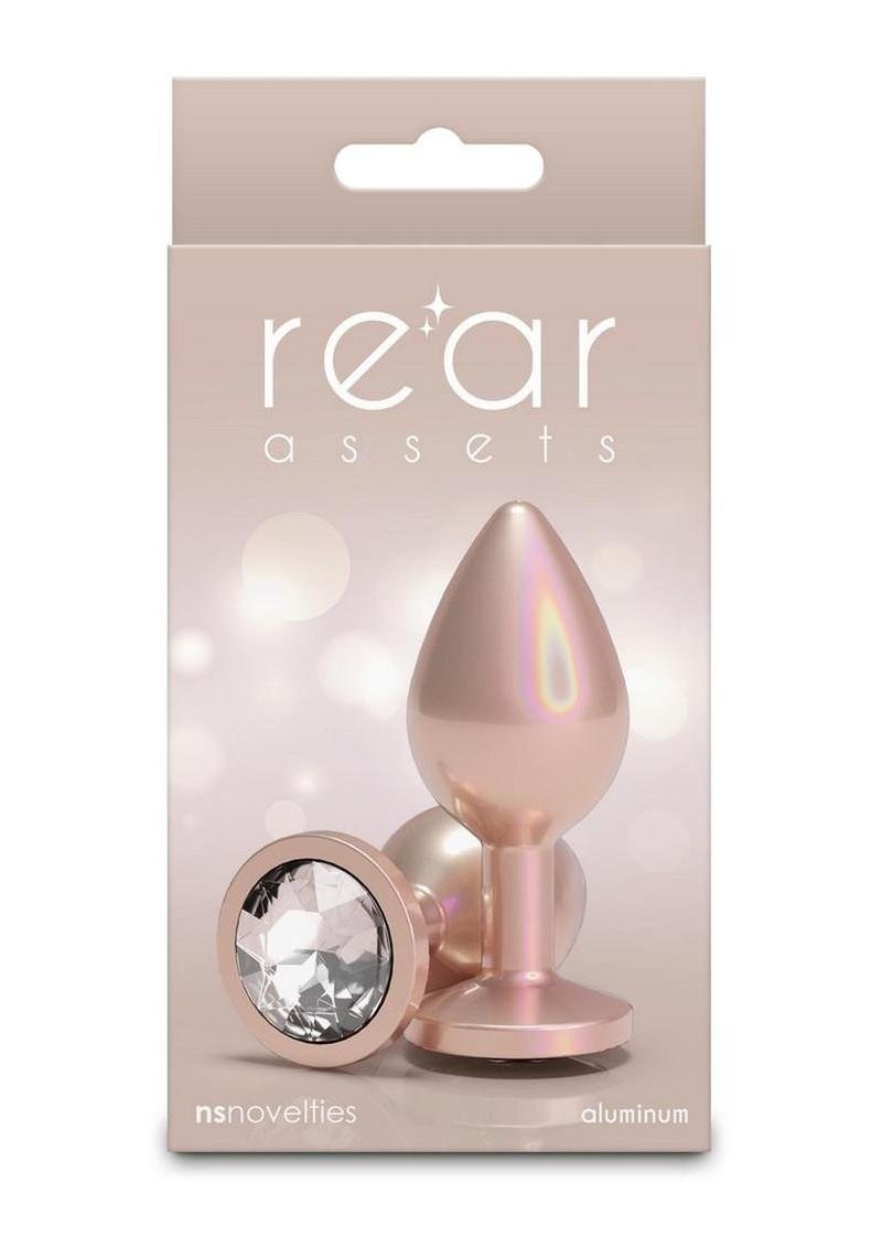 Rear Assets Chrome Plug anal - Medium - Tan