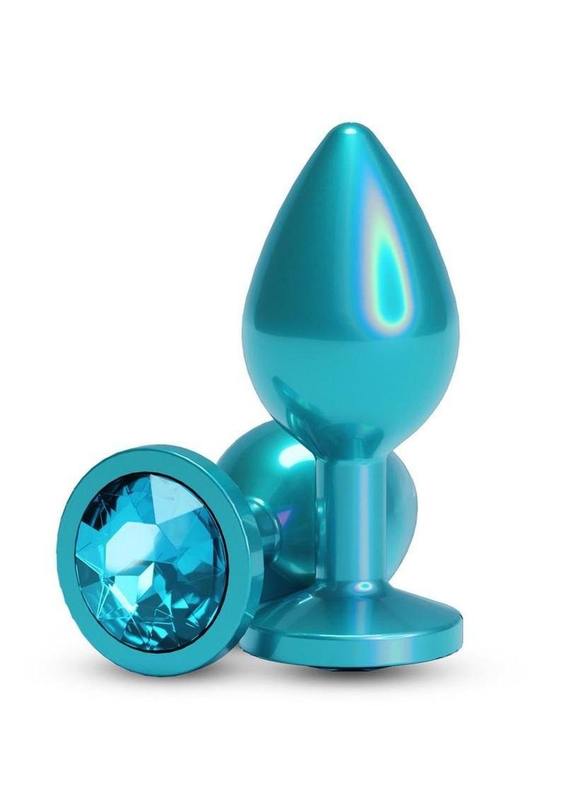 Rear Assets Chrome Plug anal - Medium - Teal - Imagen 2