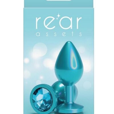 Rear Assets Chrome Plug anal - Medium - Teal