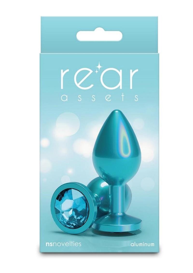 Rear Assets Chrome Plug anal - Medium - Teal