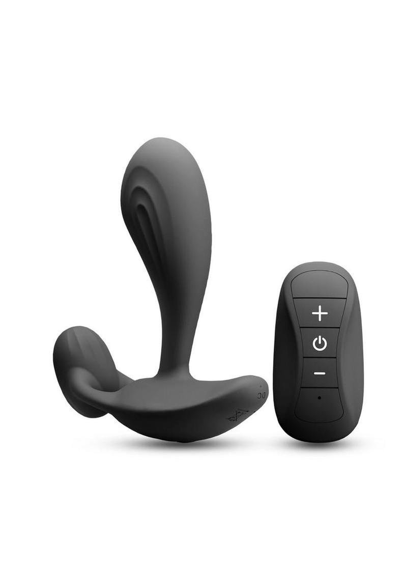Renegade Echo Rechargeable Silicone Estimulador de prĂ³stata con control remoto - Black - Imagen 2