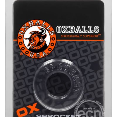 Oxballs Atomic Jock Sprocket Super Stretchy Cock Ring 2.8in - Clear