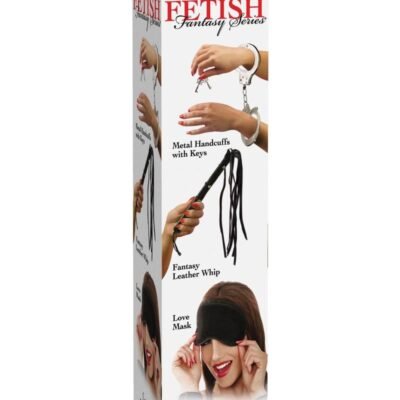Juguete íntimo Pipedream Products - Fetish Fantasy Series Lover's Fantasy (3 piece kit) - Black and Silver