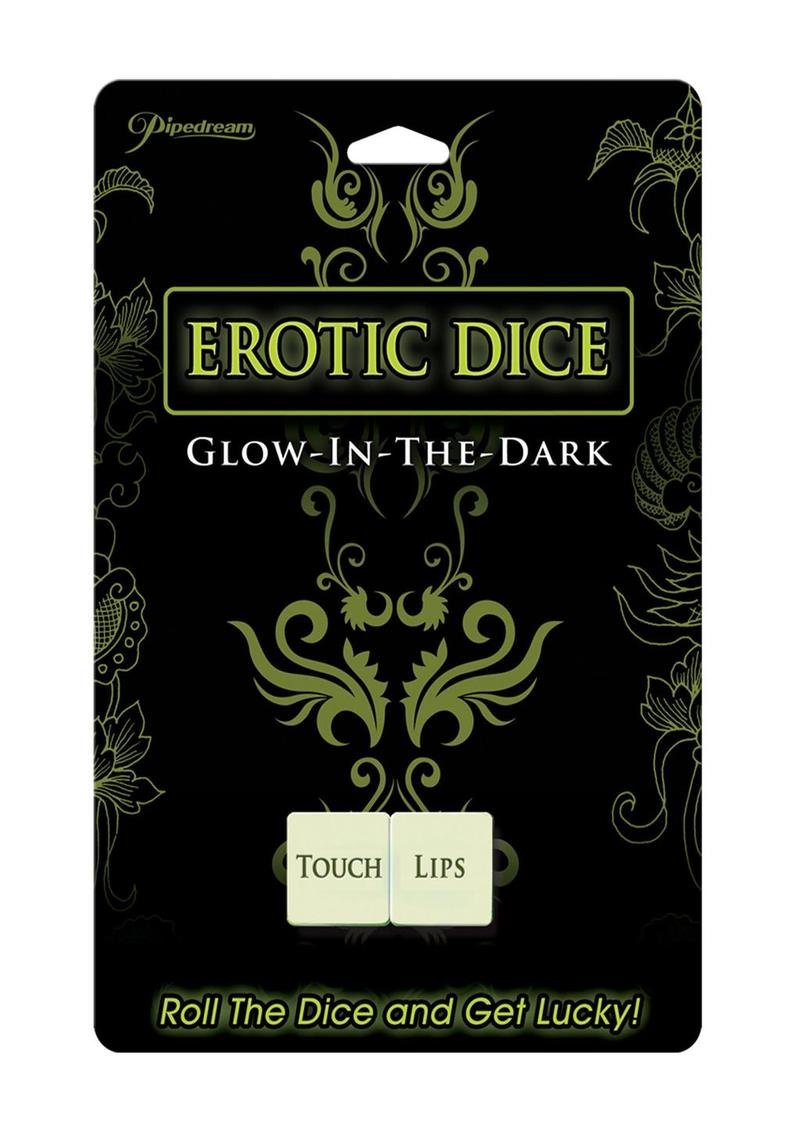 Juego erĂ³tico Pipedream Products - Erotic Dice - Glow in the Dark