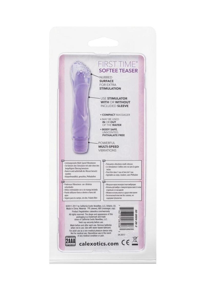 Vibrador CalExotics - First Time Softee Teaser Vibrator - Purple - Imagen 2