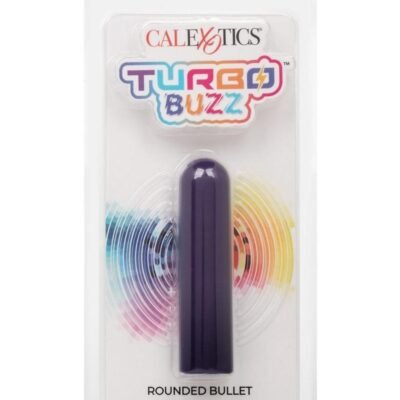 Bala vibradora CalExotics - Turbo Buzz Rechargeable Rounded Bullet - Purple