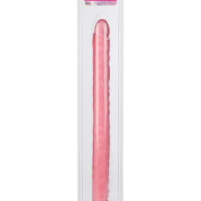 Dildo CalExotics - Translucence Viened Super Slim Dildo 17.5in - Pink
