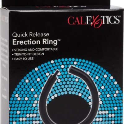 Quick Release Erection Cock Ring - Black