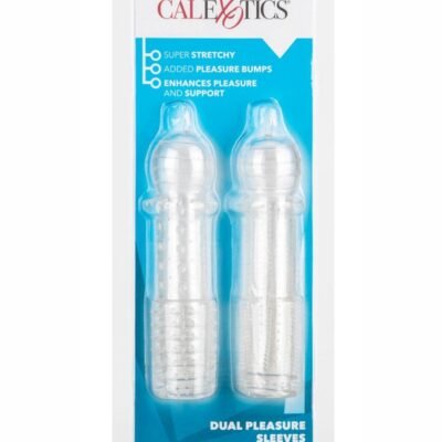 Senso Dual Pleasure Penis Funda para el pene (2 Pack) - Clear