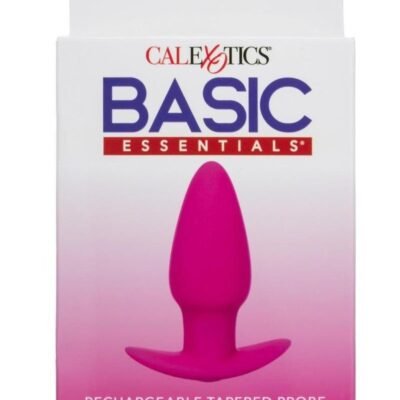 Basic Essentials Rechargeable Silicone Tapered Probe - Pink