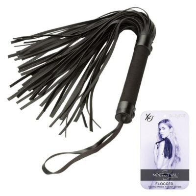 Juguete íntimo CalExotics - Nocturnal Collection Flogger - Black