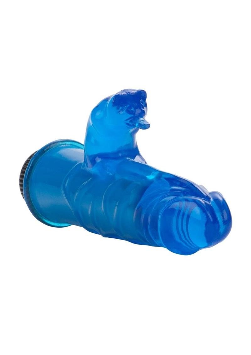 Crystal Playmate Dual Vibrating Rabbit Vibrador - Blue - Imagen 2