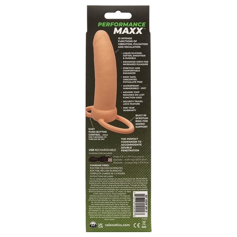 Performance Maxx Rechargeable Thick Dual Penetrator-Ivory - Imagen 4