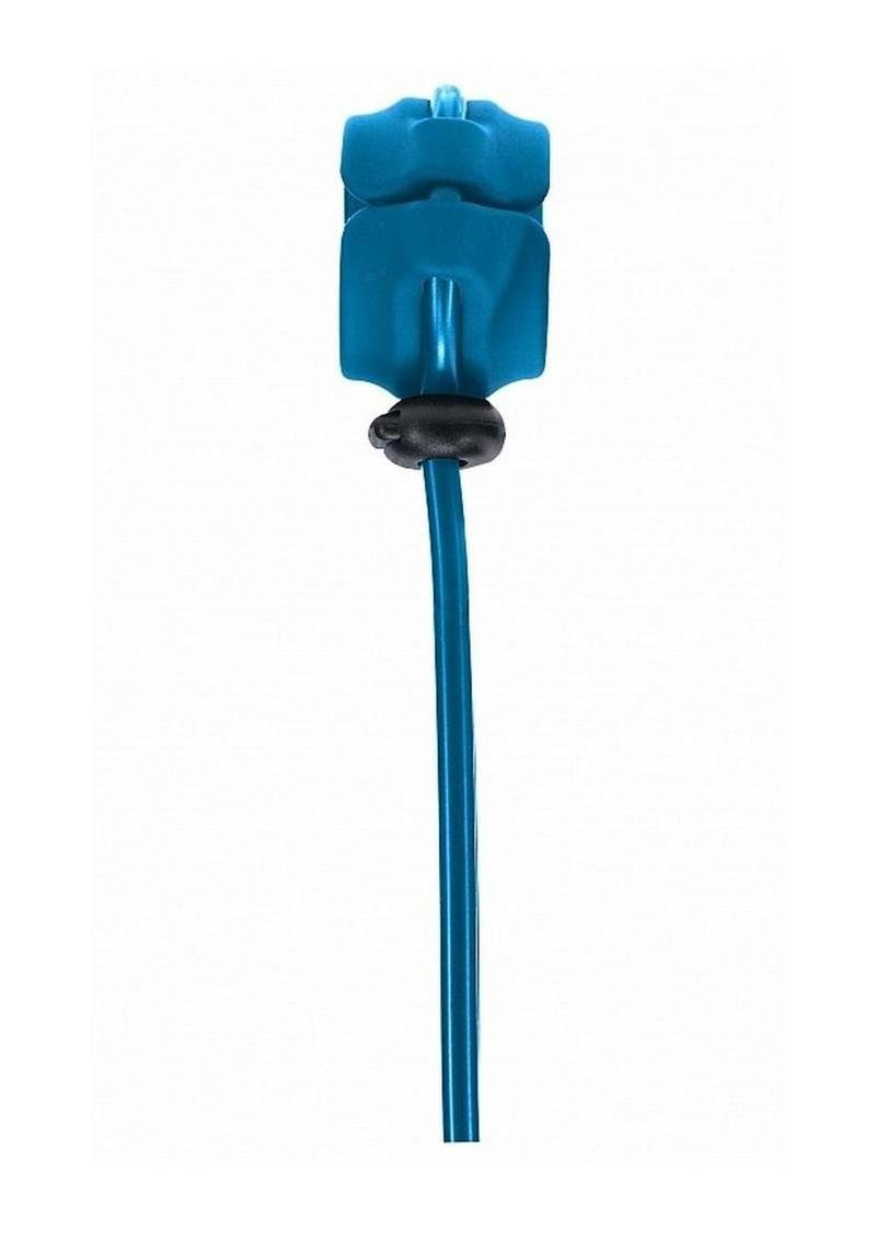 Levelz Detachable Silicone Lasso Cock Ring - 5mm - Teal - Imagen 3